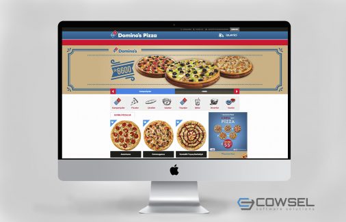 Dominos Pizza layihəsinin görüntüsü